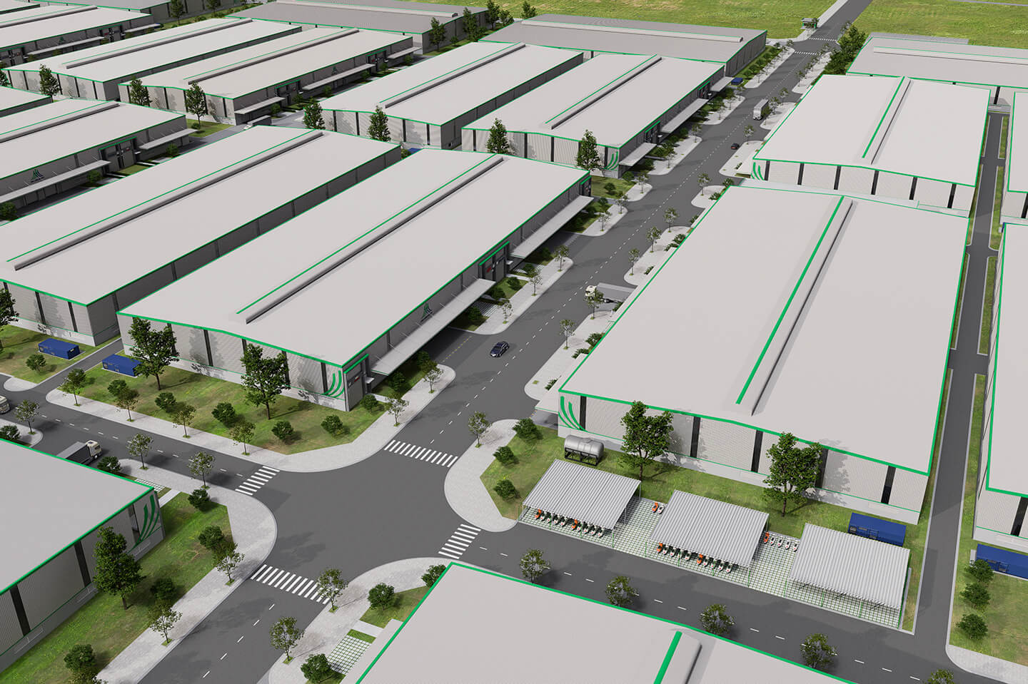 Phối cảnh 3D HLI EcoHub Nam Hà